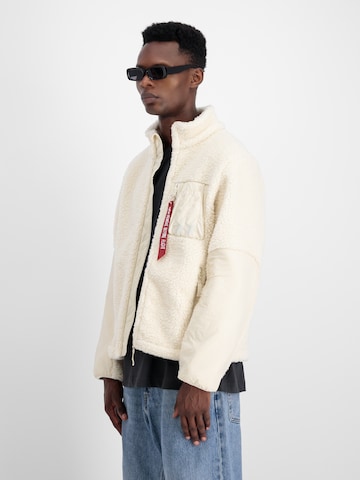 Giacca di mezza stagione 'Sherpa Zip' di ALPHA INDUSTRIES in beige