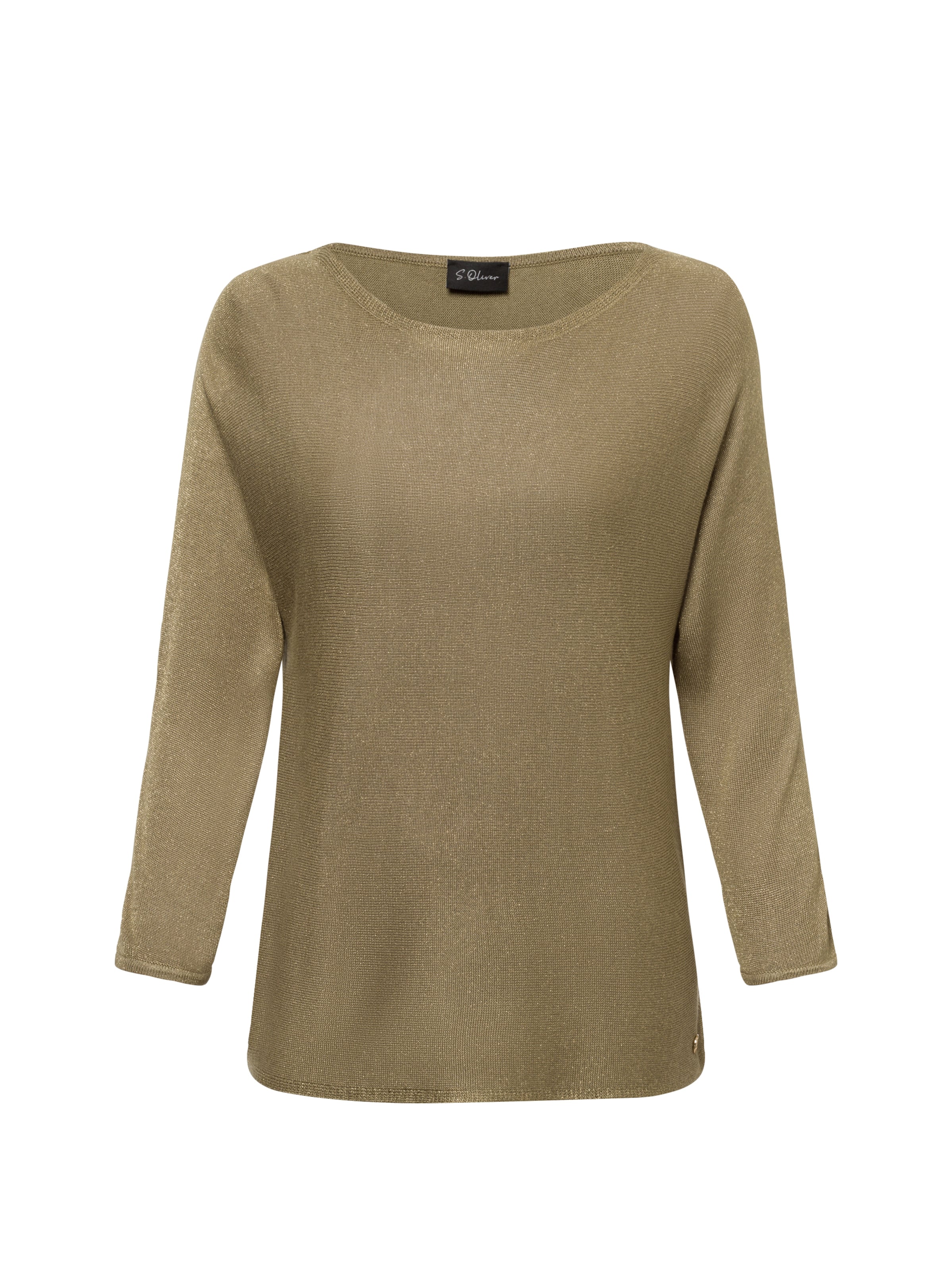 s.Oliver BLACK LABEL Trui in Groen: voorkant