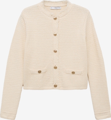 MANGOKardigan 'Kokotxa' - bež boja: prednji dio