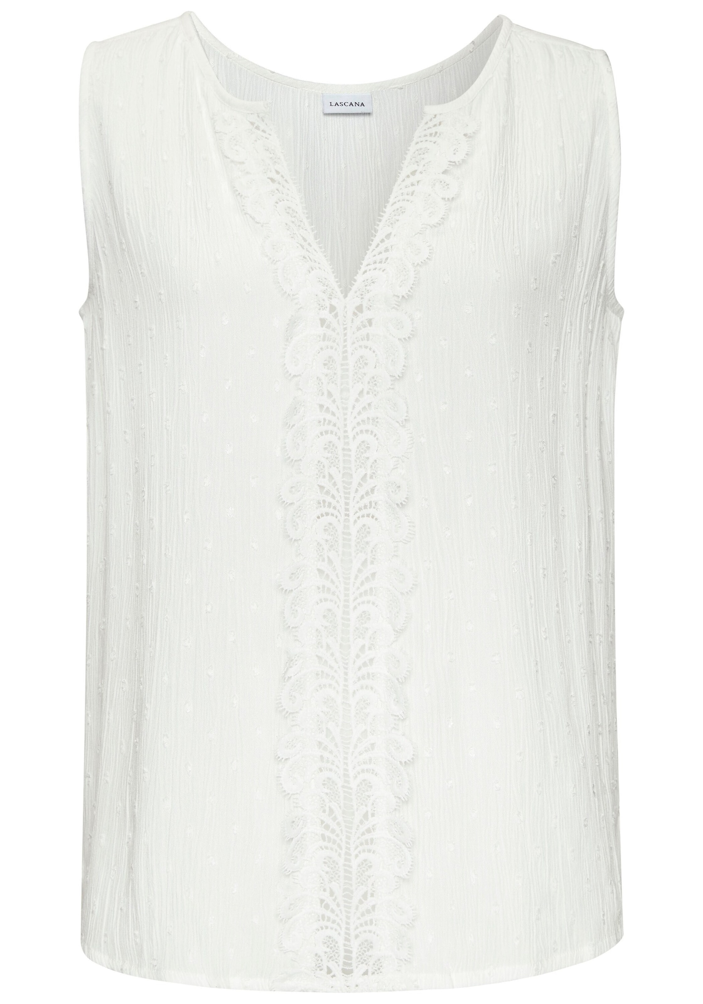 LASCANA Blouse in White: front