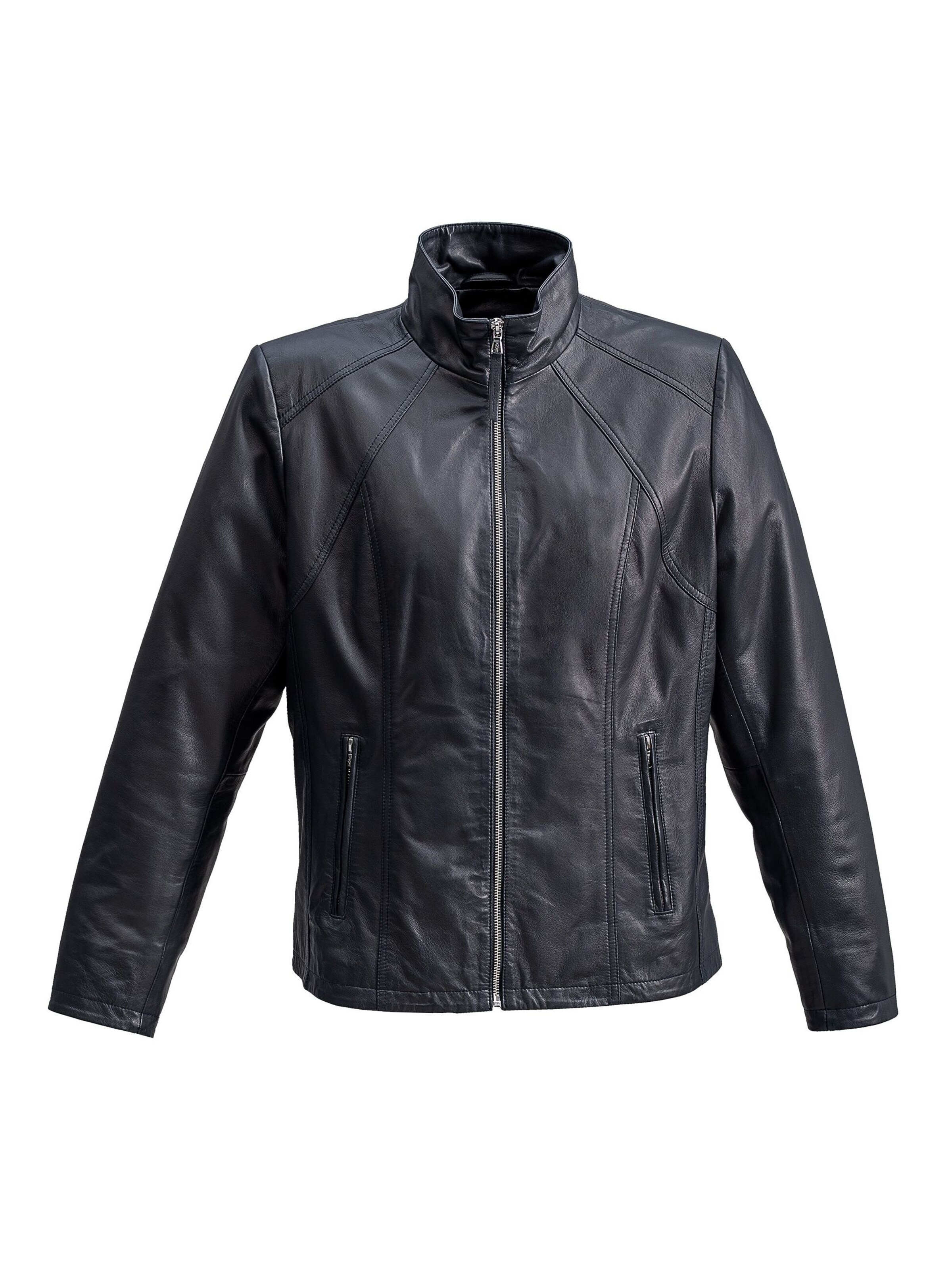 Veste mi-saison 'Bleu Du Maine' 18N62 en noir : devant