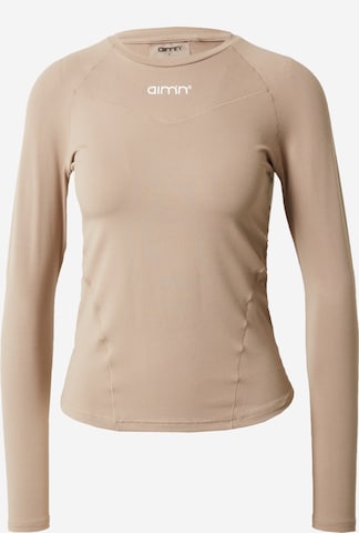 aim'n Performance Shirt in Brown: front