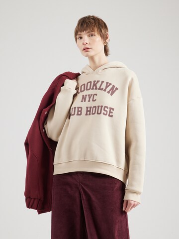 Felpa 'Inka' di ABOUT YOU in beige: frontale