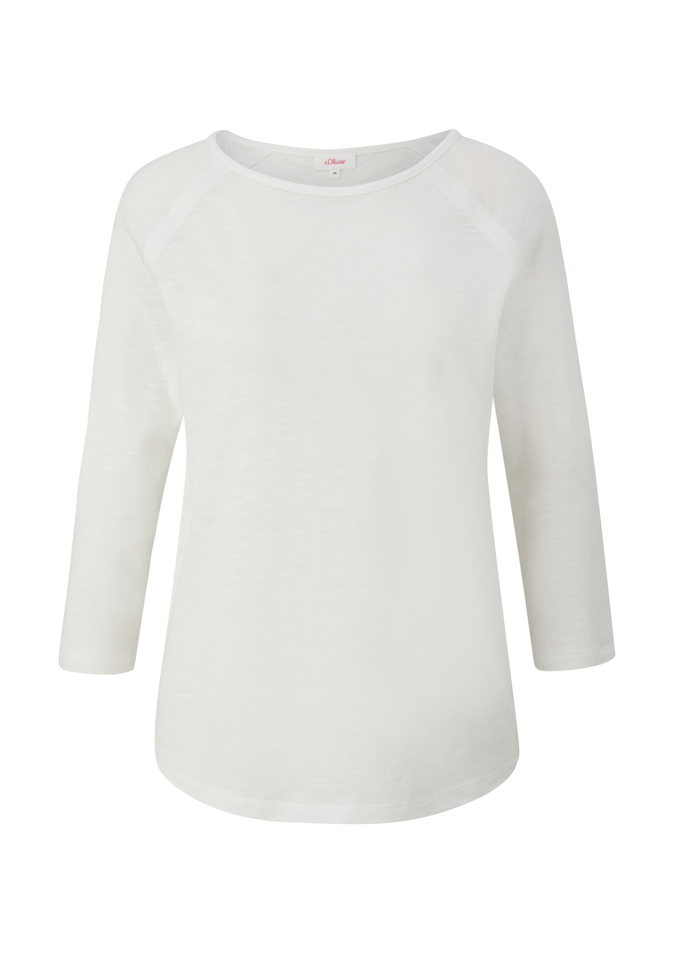 T-shirt s.Oliver en blanc : devant