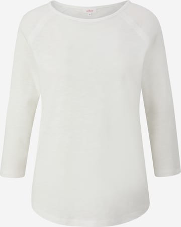 T-shirt s.Oliver en blanc : devant