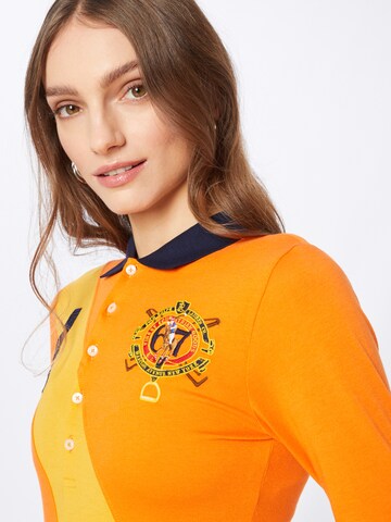 Polo Ralph Lauren Tričko 'SASH' – oranžová