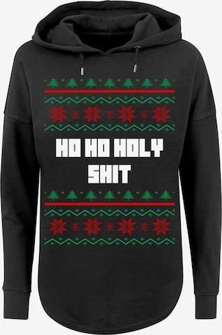 Sweat-shirt 'Ho Ho Holy' F4NT4STIC en noir : devant