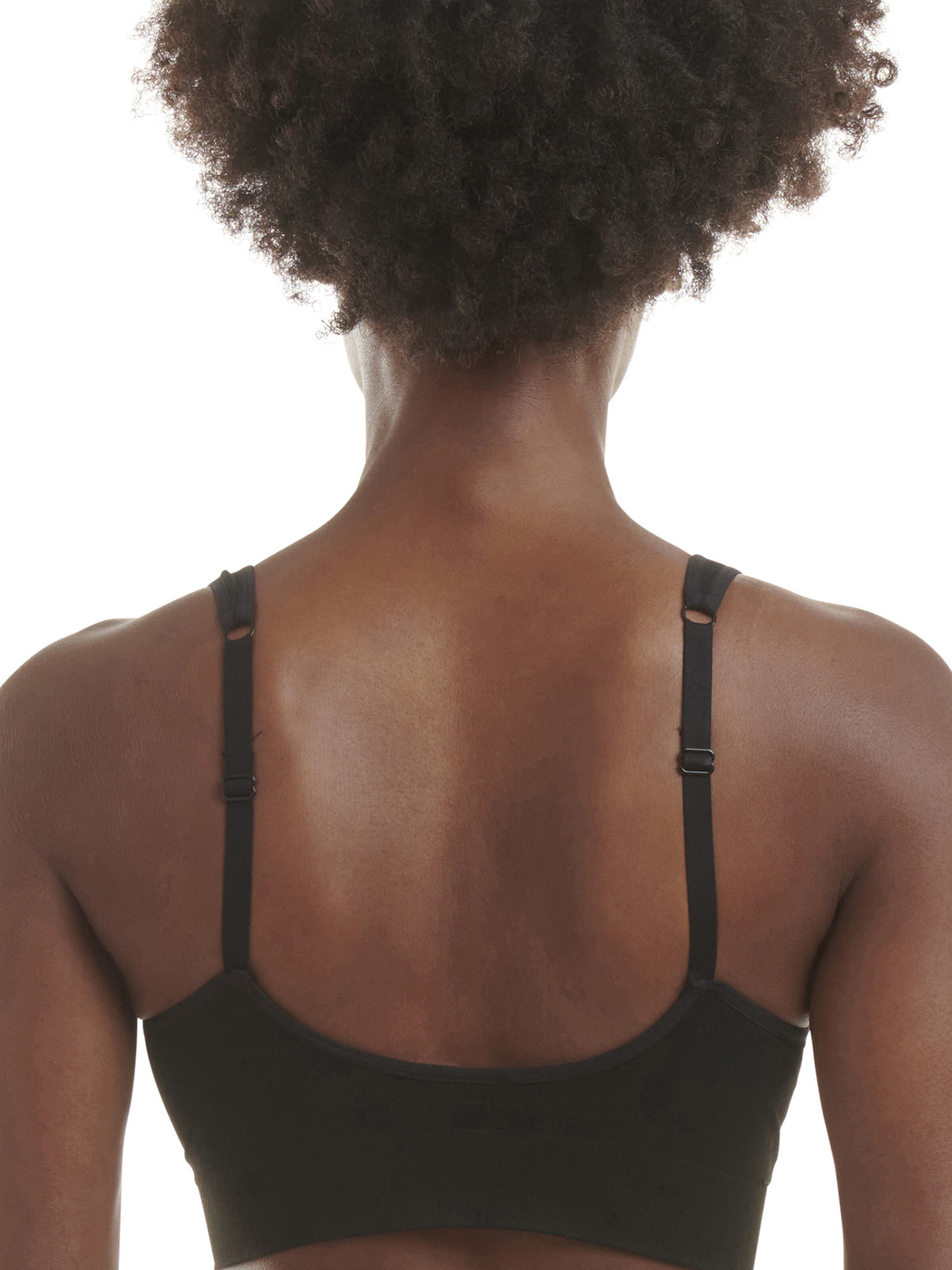 ADIDAS ORIGINALS Bralette Bra ' Low Back ' in Black