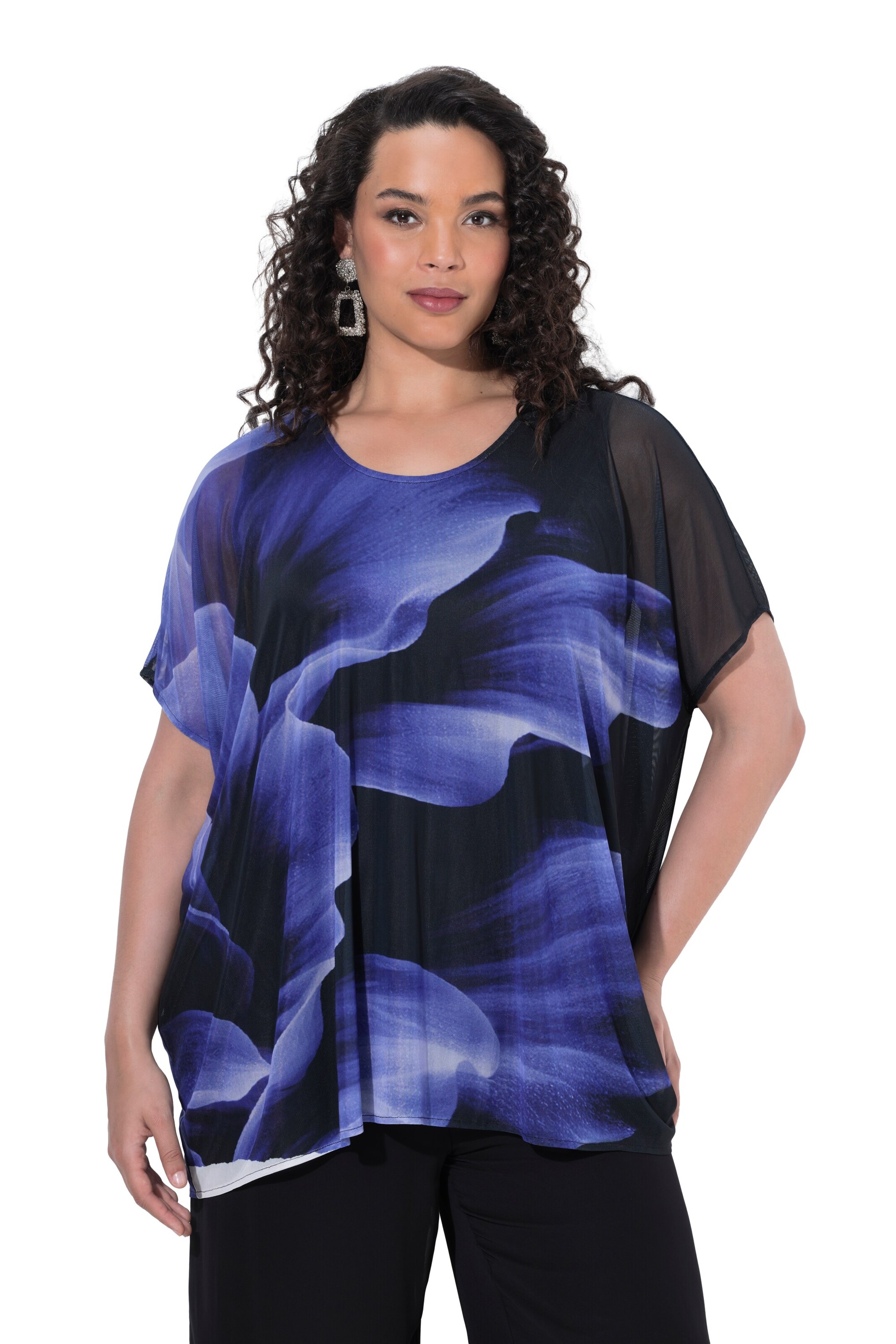 Ulla Popken Shirt in Blue: front