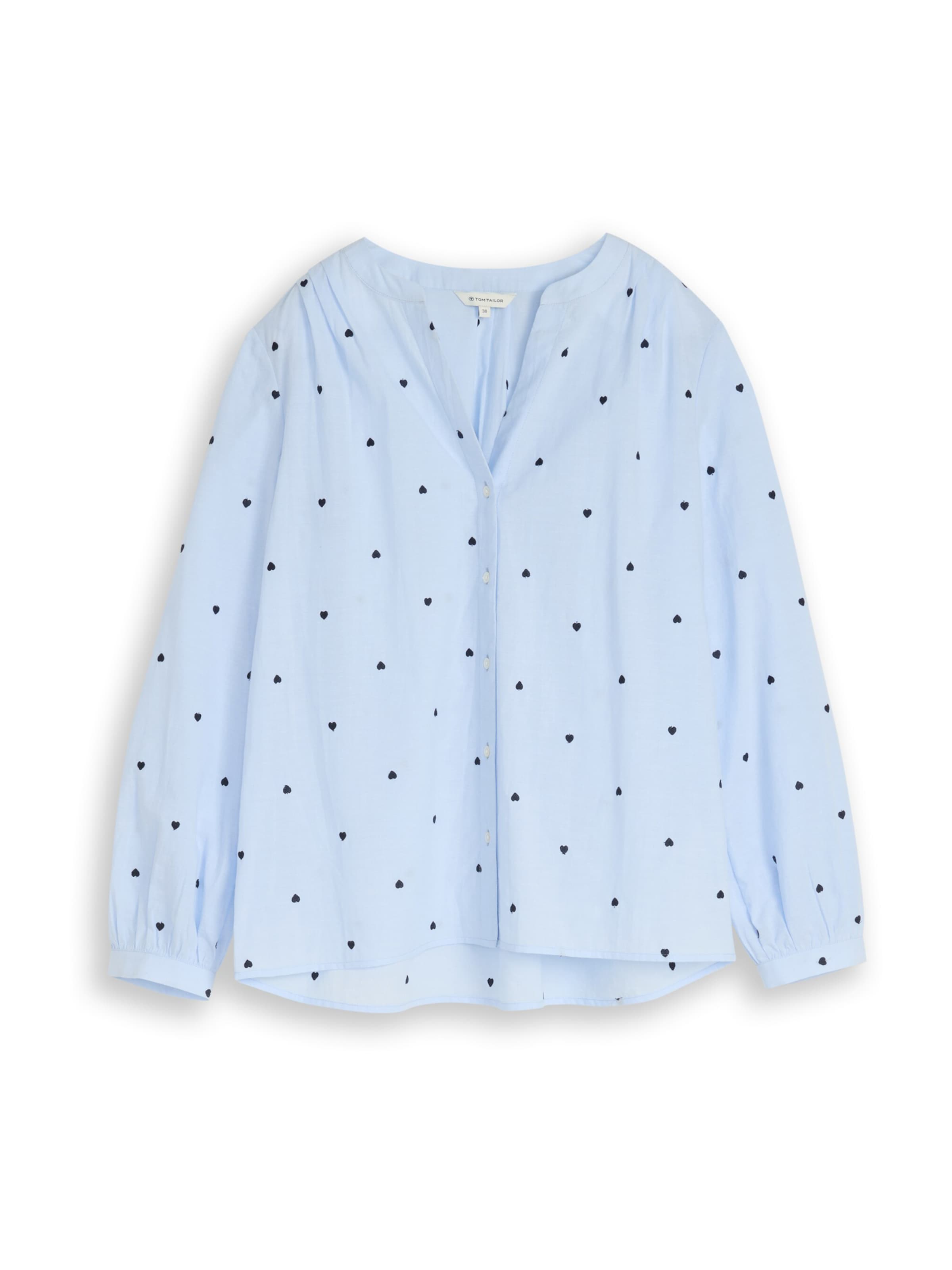 TOM TAILOR Bluse in Blau: Vorderseite
