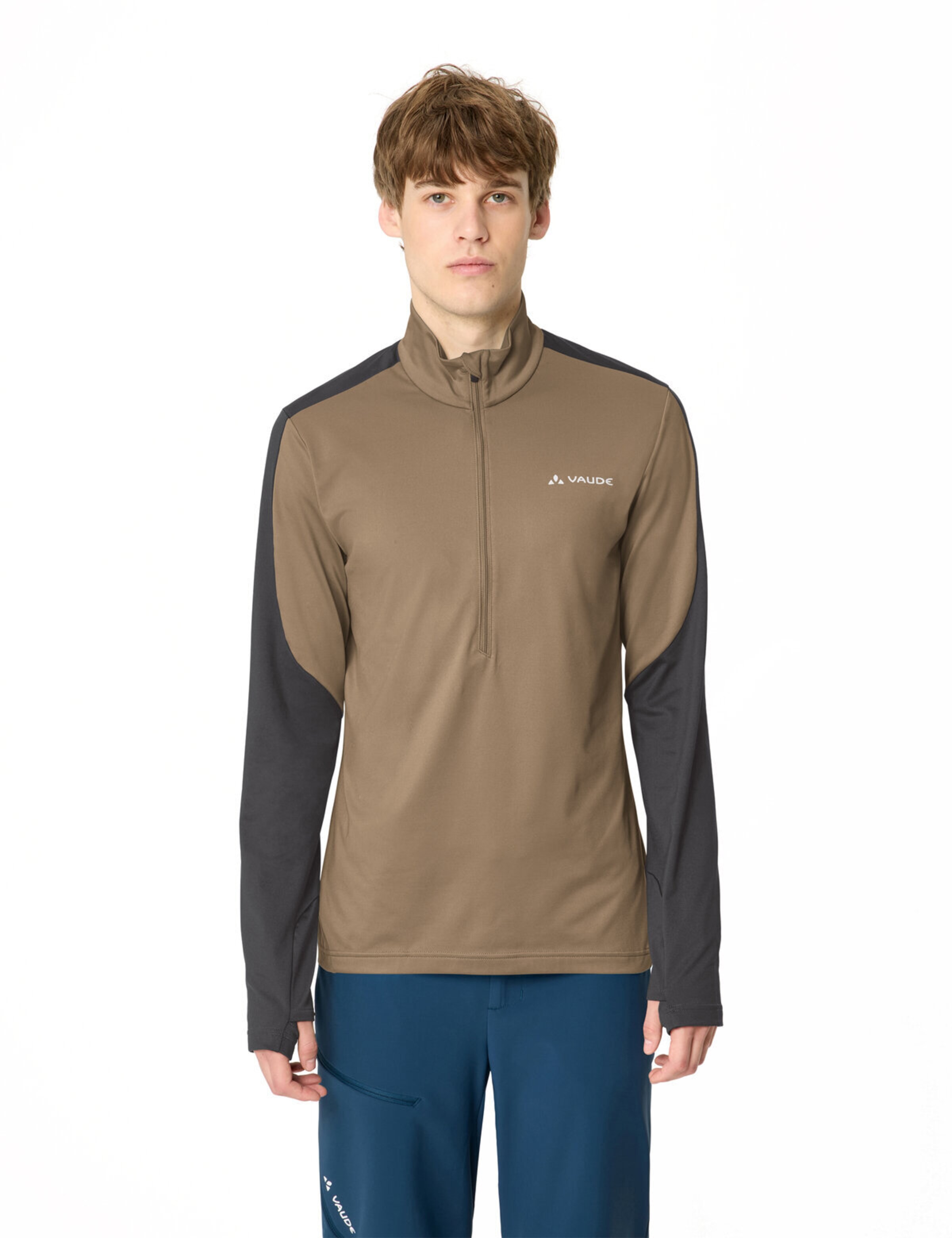 VAUDE Sports sweater in Beige: front