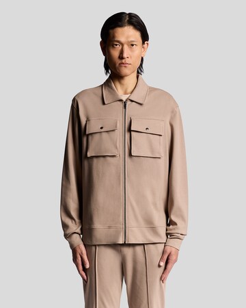 Lyle & Scott Tussenjas in Grijs: voorkant