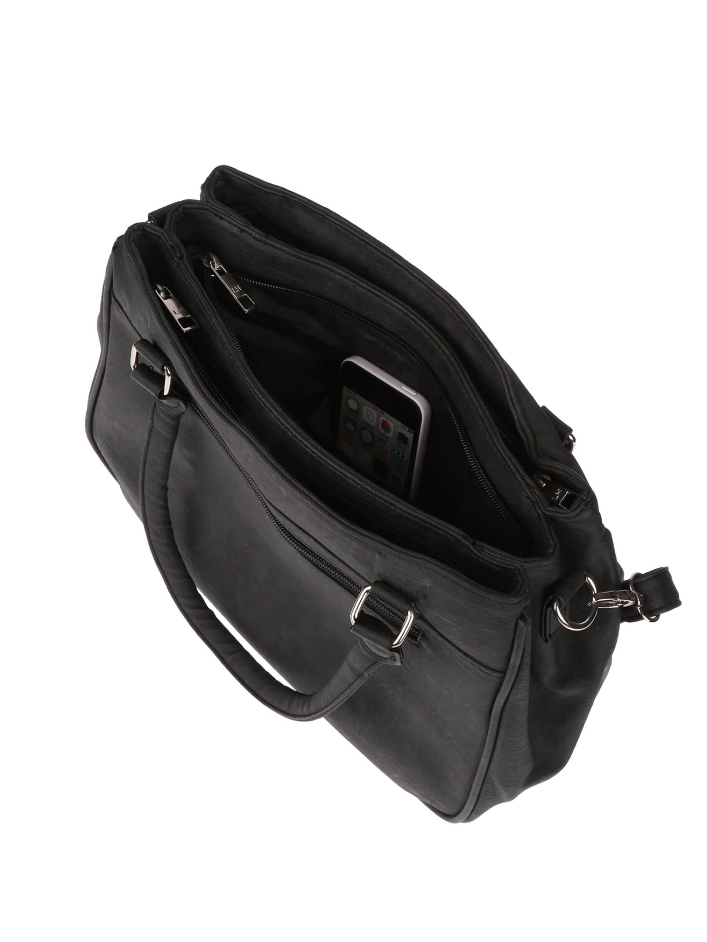 Christian Wippermann Handbag 'Große Damen Tasche Umhängetasche Schultertasche' in Black