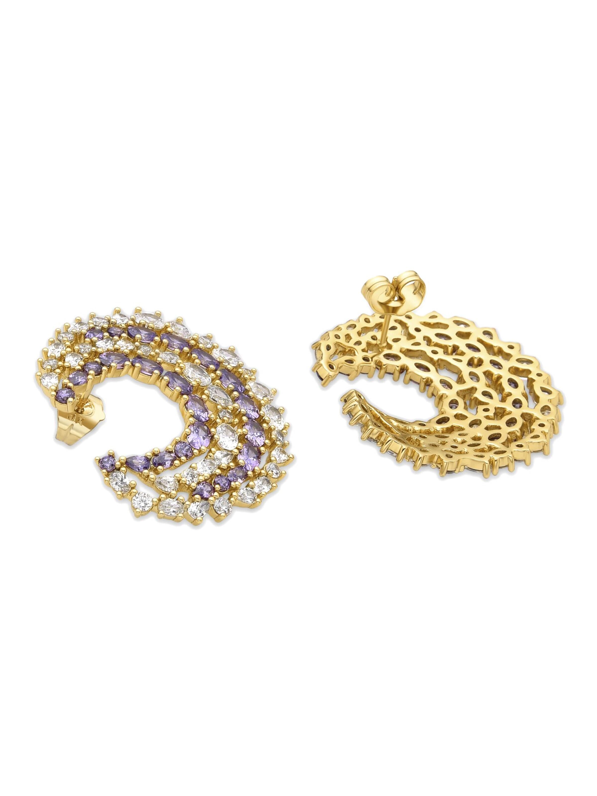 Luxenter Earrings 'Abdos' in Mixed colours