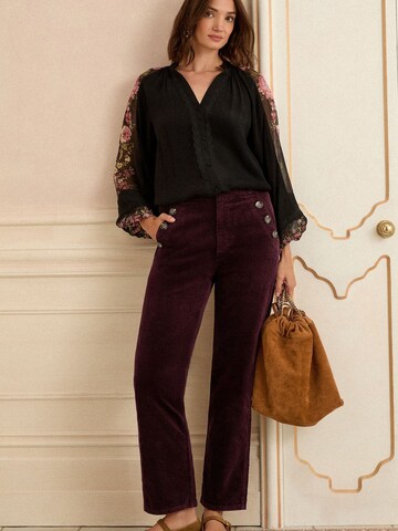 regular Pantaloni di love & roses in rosso