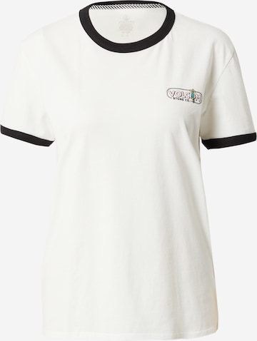 Volcom - Camiseta en blanco: frente