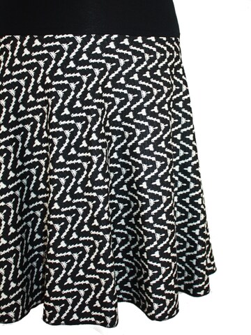 dunkle design Skirt 'Jacquard Strick Ethno' in Black