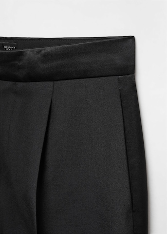 MANGO Wide Leg Hose 'Party' in Schwarz