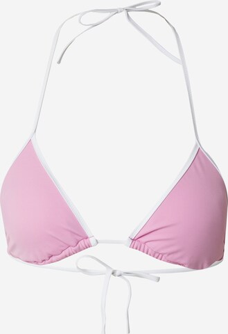 Tommy Hilfiger Underwear Треугольник Верх бикини в Ярко-розовый: спереди