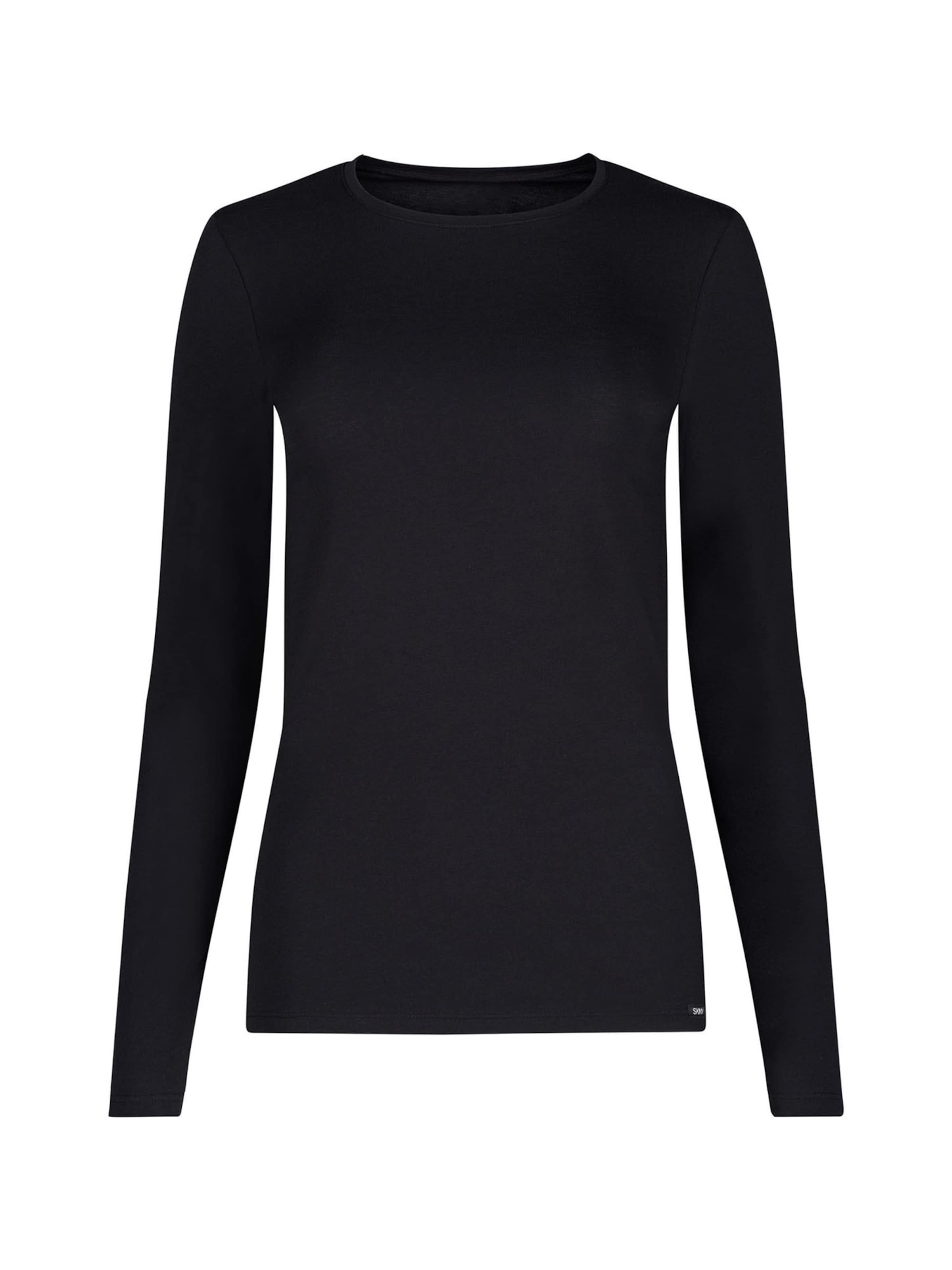 T-shirt ' Cotton Essentials ' Skiny en noir