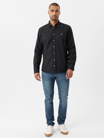 Williot - Ajuste regular Camisa 'Fernando' en negro