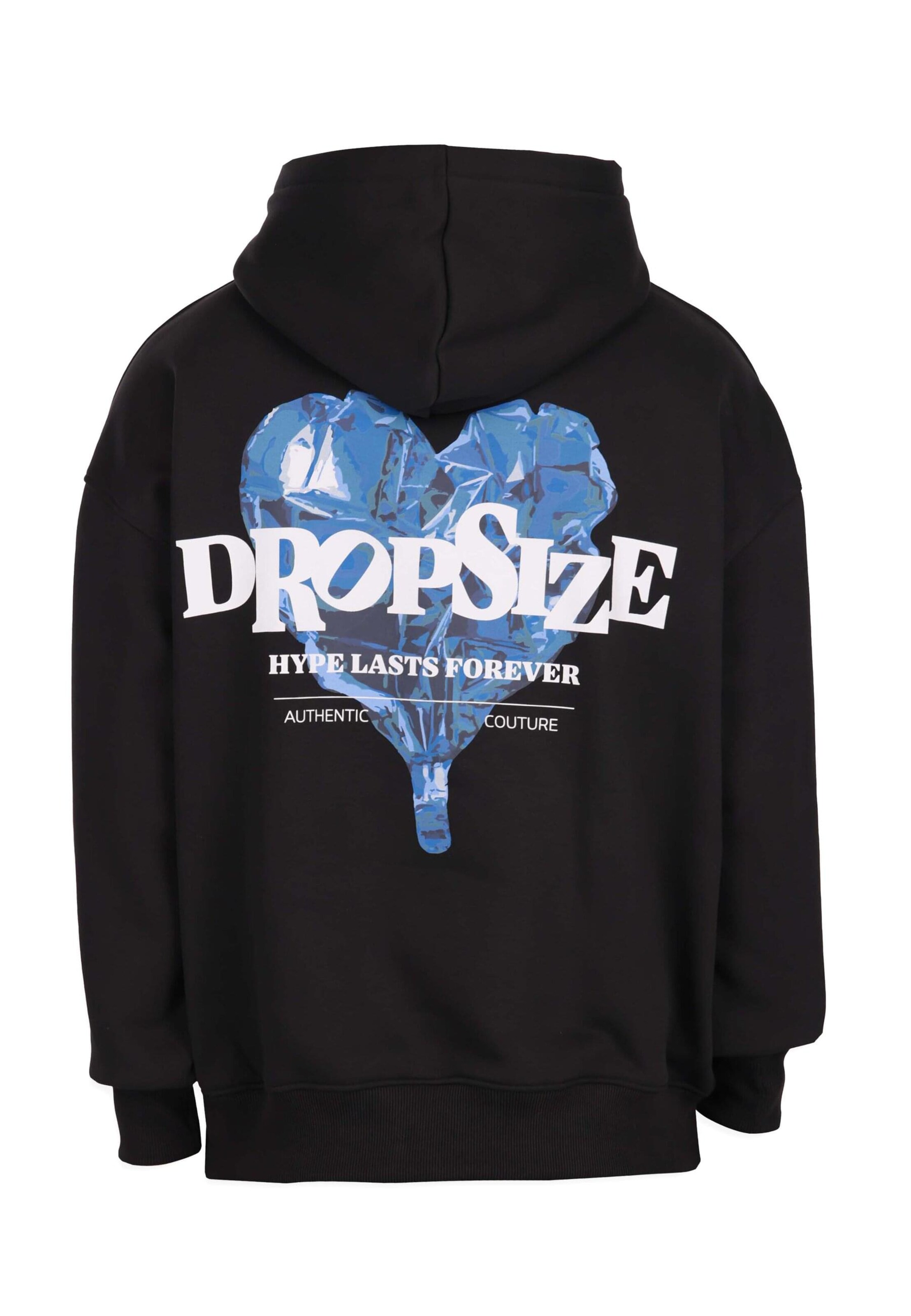 Dropsize Sweatshirt 'Blue Balloon' in Black