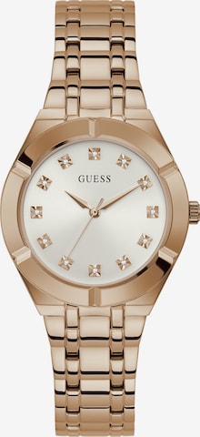 Orologio analogico 'CRYSTALLINE' di GUESS in oro: frontale