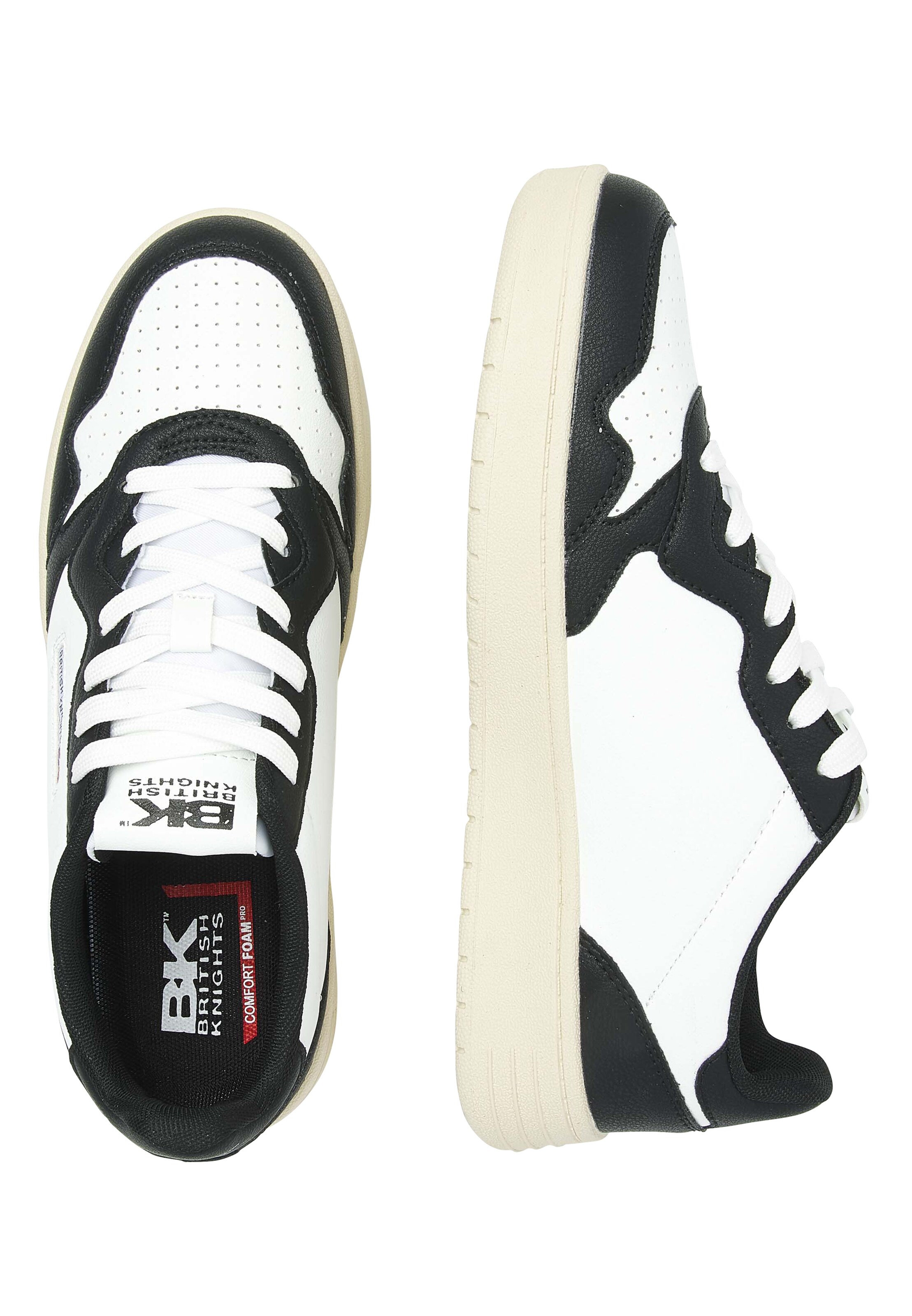 BRITISH KNIGHTS Sneaker low 'Noors' i hvid