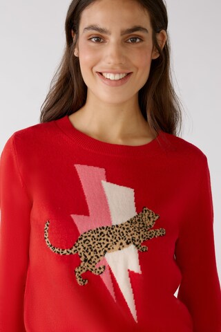 Pull-over OUI en rouge