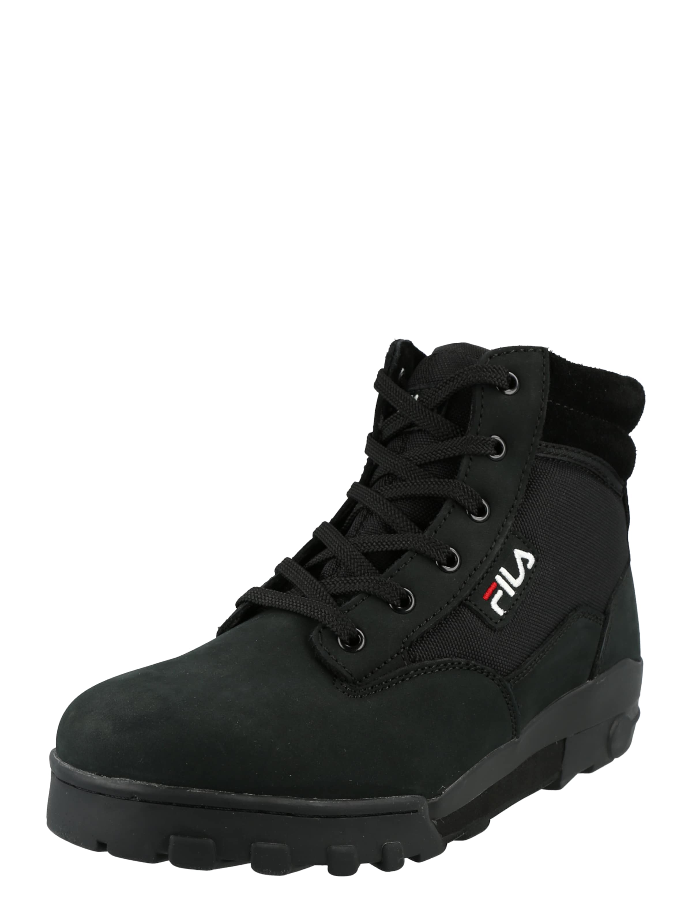 Bottines à lacets 'GRUNGE' FILA en noir : devant