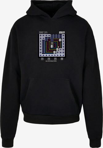 F4NT4STIC Sweater 'Level 45 Millie Mollie C64 Retro Gaming' in Black: front
