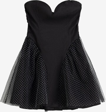 Robe de cocktail Bershka en noir : devant