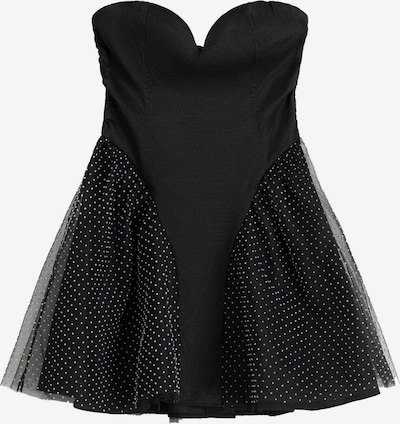 Bershka Kleid in schwarz / silber, Produktansicht
