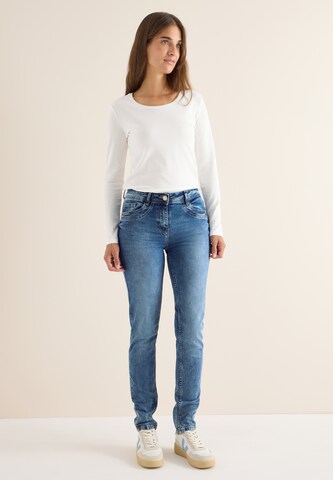 CECIL Slimfit Jeans in Blau