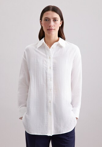 SEIDENSTICKER Blouse in Wit: voorkant