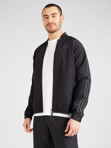 ADIDAS ORIGINALS Přechodná bunda – černá: přední strana