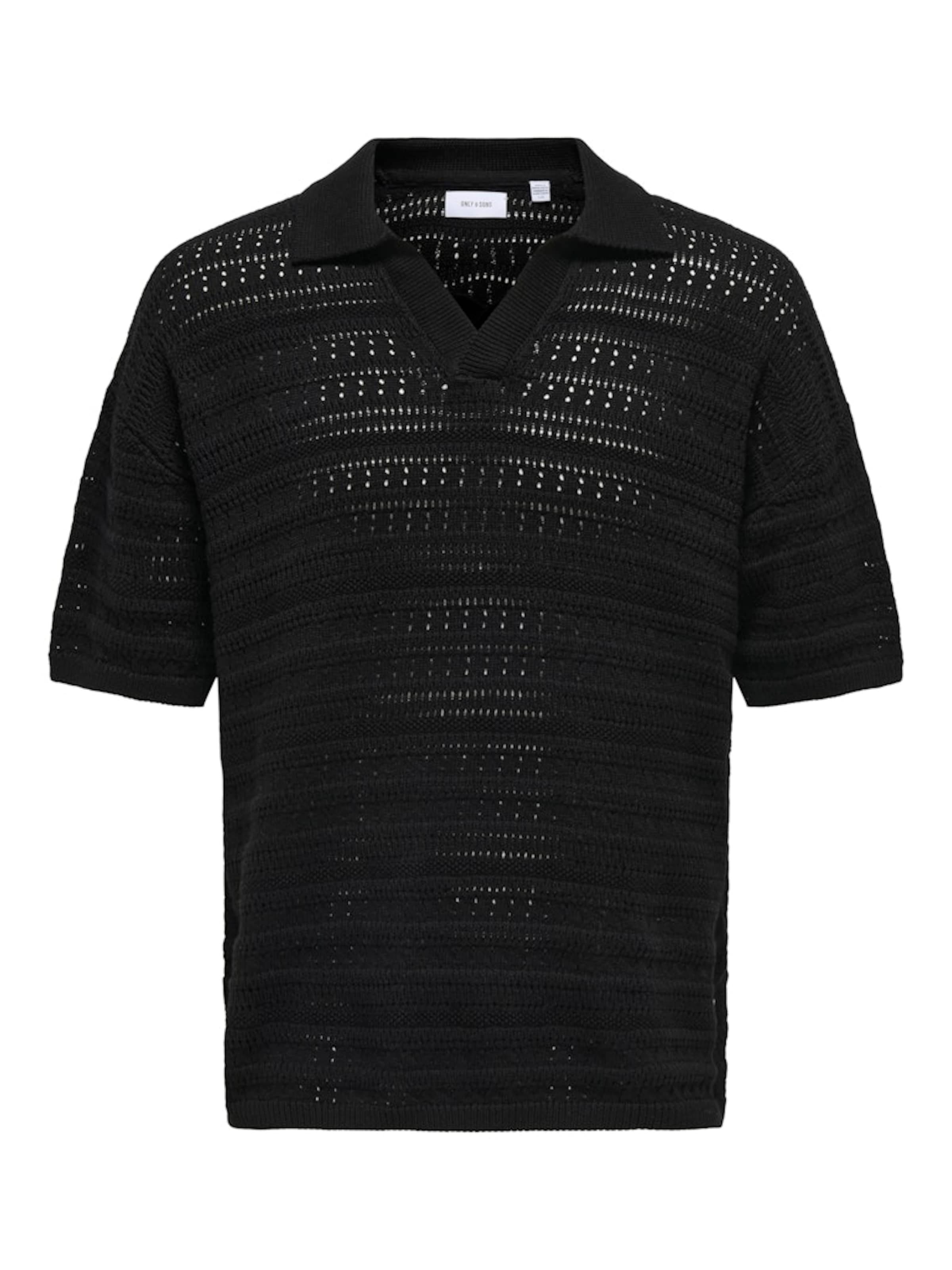 Only & Sons Πουλόβερ 'ONSGRAYSON' σε μαύρο: μπροστά