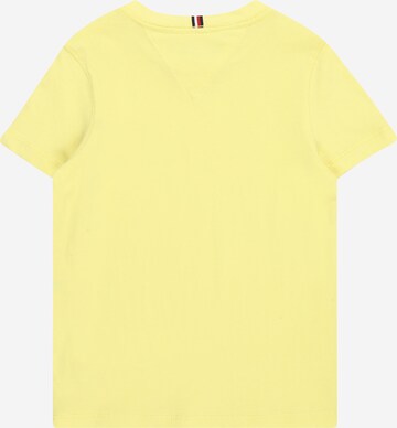 T-Shirt 'ESSENTIAL' TOMMY HILFIGER en jaune