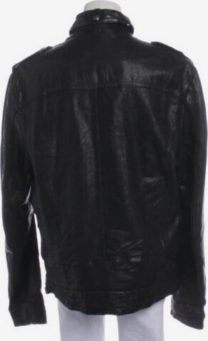 BOSS Lederjacke / Ledermantel L-XL in Schwarz