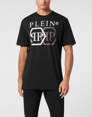 T-Shirt Philipp Plein en noir : devant
