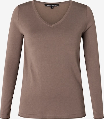 BASE LEVEL Pullover in Grau: predná strana