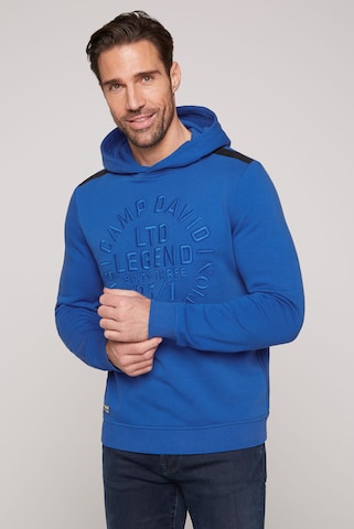 CAMP DAVID Sweatshirt in Blue: front