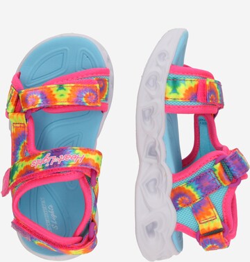 Sandales SKECHERS en mélange de couleurs