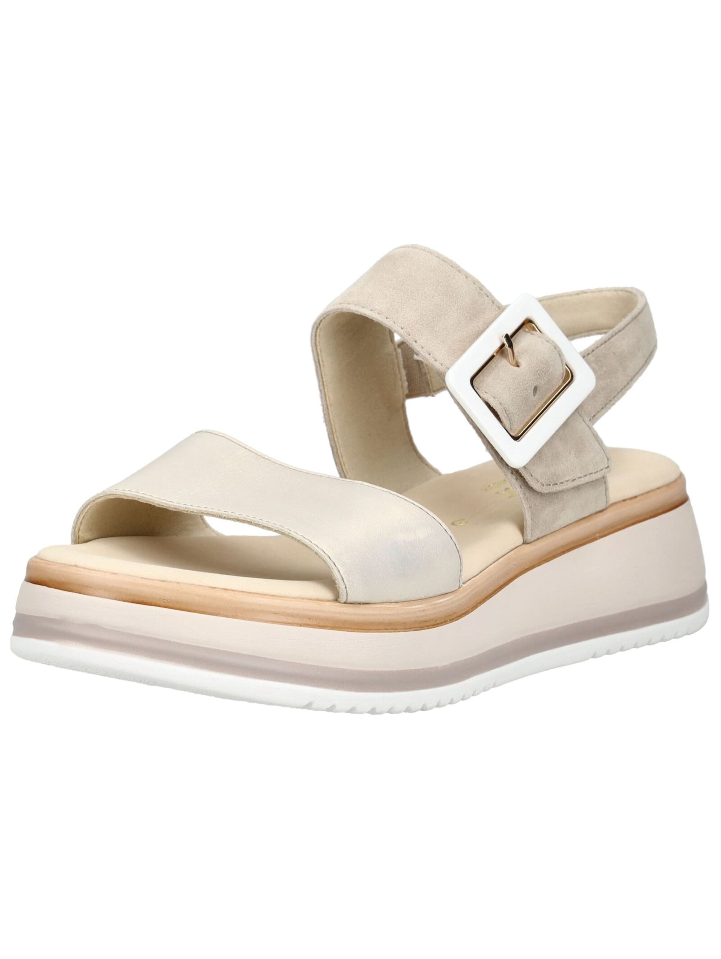 GABOR Sandals in White: front