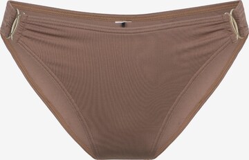 LingaDore Bikini Bottoms in Brown: front