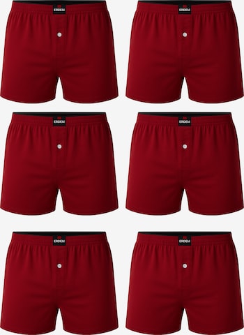 Erdem Boxershorts in Rood: voorkant
