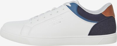 JACK & JONES Sneaker low 'Jordan' i navy / blue denim / umbra / hvid, Produktvisning
