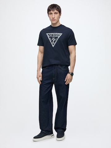 T-Shirt GUESS en bleu