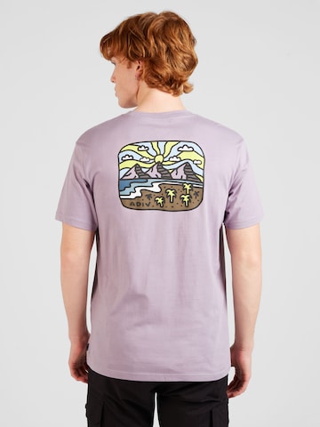 T-Shirt 'SHINE' BILLABONG en violet : devant