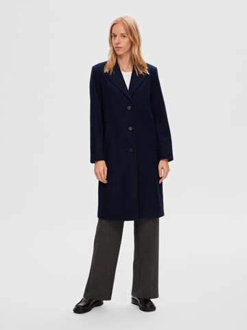 SELECTED FEMME Between-Seasons Coat in Blue